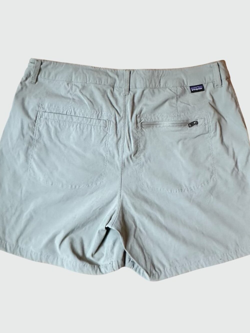 Patagonia Khaki Women's Size 8 Outdoor Hiking Shorts Gorpcore Active - Picture 13 of 13